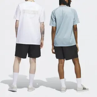 【adidas 愛迪達】短褲 男款 女款 運動褲 三葉草 國際碼 WATER SHORT 黑 HS3016