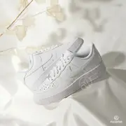 Nike 休閒鞋 Air Force 1 07 運動 女鞋 經典款 AF1 皮革 質感 簡約 穿搭 全白 DD8959100 [ACS 跨運動]