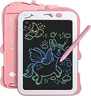 LCD Writing Tablet for Kids Unicorn Colorful Toddlers Toys Drawing Board,Educational Kid Toys Travel Toysfor 3 4 5 6 7 8 Year Old Girls Christmas Birthday Gift