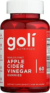 Goli Nutrition Goli nutrition world's first apple cider vinegar gummies 60 count, 60 Count