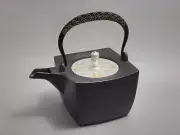 Rectangle Kotetsubin - Treasure & Gold Silver - 500ml - Small Iron Teapot Kettle