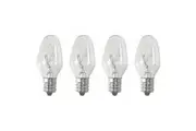Sansai 4pk 7W 240V E12 Replacement Bulb Clear for Night Light DB-458 DB-459