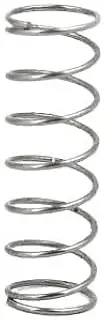 20pcs 0.6mmx8mmx25mm 304 Stainless Steel Compression Springs Silver Tone