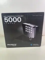 Probrite 5000 Lumen LED Commercial Floodlight Wide Beam Angle 45w 4000k New