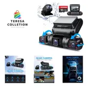 Dash Cam, 4 Channel Camera FHD 1080Px4, Front, Left, Right and Rear, Front an...