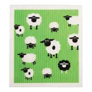 RetroKitchen Compostable Sponge Cloth - Sheep | Flora & Fauna AU