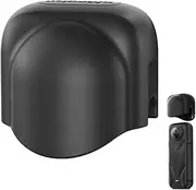 Silicone Lens Cap for Insta360 X5, with a Large Opening and No Abrasion to The Lens (Black)