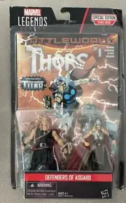 Marvel Legends Defenders of Asgard 2 Action Figures With Comic Book