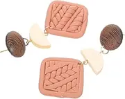 [SHERCHPRY] Geometric Earrings Polymer Clay Dangle Earrings for Women Girls Earrings