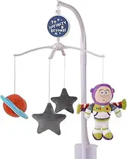 Disney Toy Story Outta This World Multi Colored Buzz Lightyear, Stars, and Planet Musical Mobile