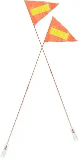 BCOATH 2Pcs Bicycle Safety Flag Reflective Flags for Increased Visibility and Fun Decoration Bicycles Durable Lightweight Bike Flags for Safe Riding