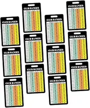 jojofuny Robust Paper Golf Scorecards Golf Comparison Cards Distance Charts Score Counters