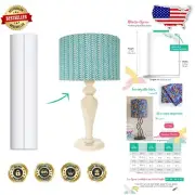 Flame-Resistant DIY Laminating Styrene Sheet - 17.5" x 64" for Modern Lampshades