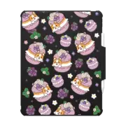 iPad Pro 13-inch (M4) Impact Folio Case Cute Corgi in the Taro Macaron with Grape - Kawaii Puppy Dog with Sweet Dessert Foods & Fruit