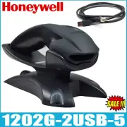 Honeywell 1202G-2USB-5 Wireless Bluetooth Single-Line Laser Barcode Scanner Kit