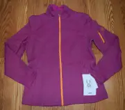 NWT Womens SPYDER Fresh Air Pink Fleece Lined Soft Shell Full Zip Jacket M