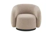 Brosa Goldie Swivel Armchair (Natural Boucle)