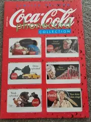 Hand Holding Coke Phone Cards - 6 Cards in Limited Edition Folder
