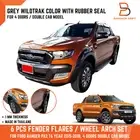 MONUMENT GREY WILDTRAK FENDER FLARES FOR FORD RANGER PX2 2015-2018 RUBBER SEAL
