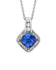 Le Vian 14K 1.15 ct. tw. Diamond & Tanzanite Pendant Necklace