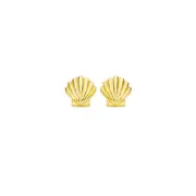 9ct Clam Studs