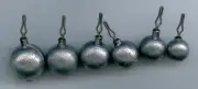 10 of 3/8 oz lead round drop shot weights ( BALL STYLE )