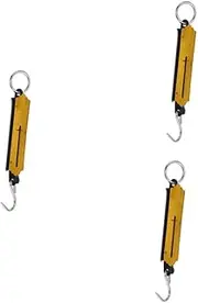 Tofficu 3pcs Mini Electronic Scale Handheld Weigher for Vegetables Fish Luggage Portable Spring Scale