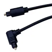 Bluejet Right-Angle Digital Optical Toslink Cable - 12 Ft Length (BJVP1018)