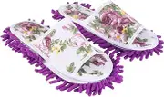 Healeved Ergonomic Mop Slippers for Indoor Cleaning Dust Mop Anti-Slip Sole for Easy Floor Cleaning