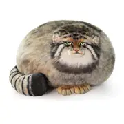 Cat Plush Body Pillow, Pallas Cat Plush Pillow, Cute Steppe Cat Stuffed Animals Soft Plushies As Shown