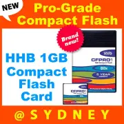 Brand NEW HHB 1GB 80x Pro-Grade Compact Flash Card | CompactFlash