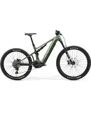 Merida eOne-Sixty 675 Electric Dual Suspension Mountain Bike Silk Fog Green/White