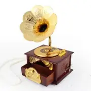 Archaize Phonograph Music Box Brown