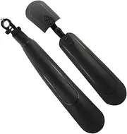HOODANCOS 1Pair Mountain Bike Mudguards of Front and Rear Bike Mud Guards Lightweight Durable Design Easy to Install Suitable for MTB and Road Bikes Black