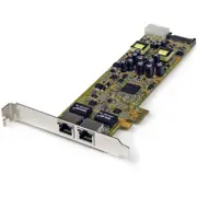StarTech.com Gigabit Ethernet Card for PC - 10/100/1000Base-T - Plug-in Card - PCI Express - Realtek RTL8111E - 2 Port(s)