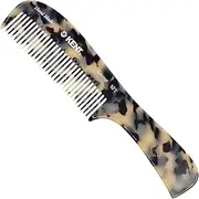 Kent 10T TW Large Handmade Wide Tooth Detangler Rake Comb - Smooth and Comfortable for Curly, Wet and Dry Thick Hair
