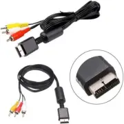 Rca AV Audio Video Cable TV For PS1 <} Adapter O3Y3 э{ A5Q3