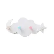 4Pcs Double Sided Adhesive Door Hook Wall Shelves Decorative Bags Hats Holder Rack Key Holder Towel Wall Hanger Coat Clothes Hanger