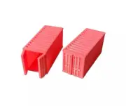 1:64 Scale Pink Shipping Container For Die Cast Diorama Accessory Display Piece