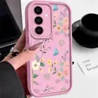 Shockproof Flower Case For Samsung Galaxy S24 S23 S22 Ultra S21 FE A15 A55 Cover
