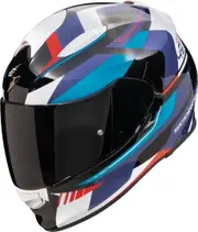 Scorpion EXO-491 Abilis Helmet, black-red-blue, Size L for Men Black Red Blue