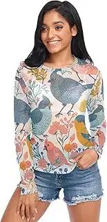 [RPLIFE] Colourful Stars and Rabbits Mesh Sleeves for Women, Sheer Rave Top