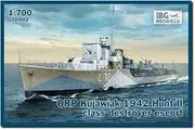 IBG 1/700 Liberty Polish Navy Hunt Class 2 Escort Destroyer Kuyaviak 1942 Plastic Model PB70002 (Ship)
