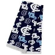 Carlton Blues AFL Team Cotton Tea Hand Towel