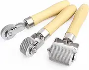 3pcs Car Sound Roller, Car Audio Sound Deadener Application Interior Accessories Metal Installation Tool Seam Roller