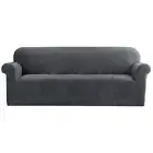 Artiss Sofa Cover Couch Covers 4 Seater Velvet Grey