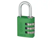 ABUS Mechanical - 145/30 30mm Aluminium Combination Padlock Green 46580
