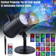 Christmas Projector Lights Outdoor Holiday Snowflake Projector with Remote NEW