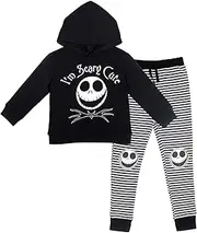 [Disney] Nightmare Before Christmas Jack Skellington Hoodie and Pants Outfit Set Infant to Big Kid