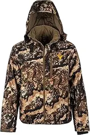[HOT SHOT] Men’s Insulated Camo Hunting Parka, Waterproof Jacket, Versatile Camouflage Hunting Clothes for Men